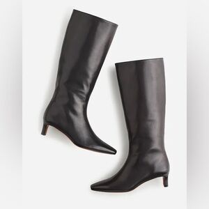 NWOT! Madewell The Dimes Kitten-Heel Knee Boot